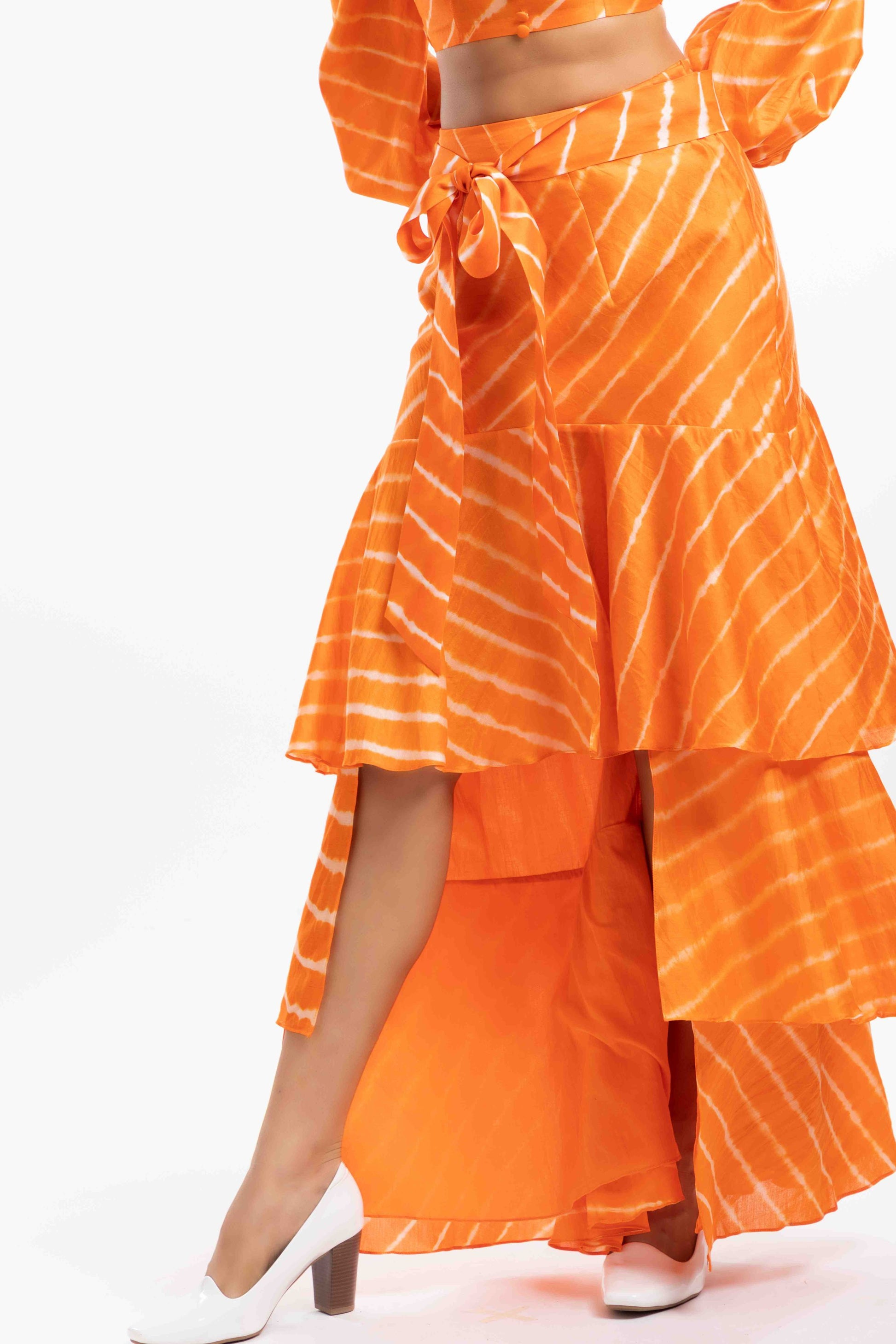 Tiered Ruffled Skirt