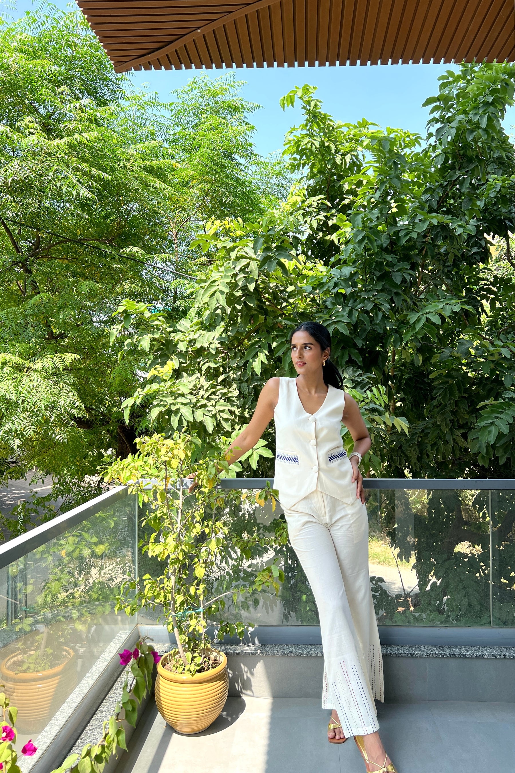 Flared Trousers image 1