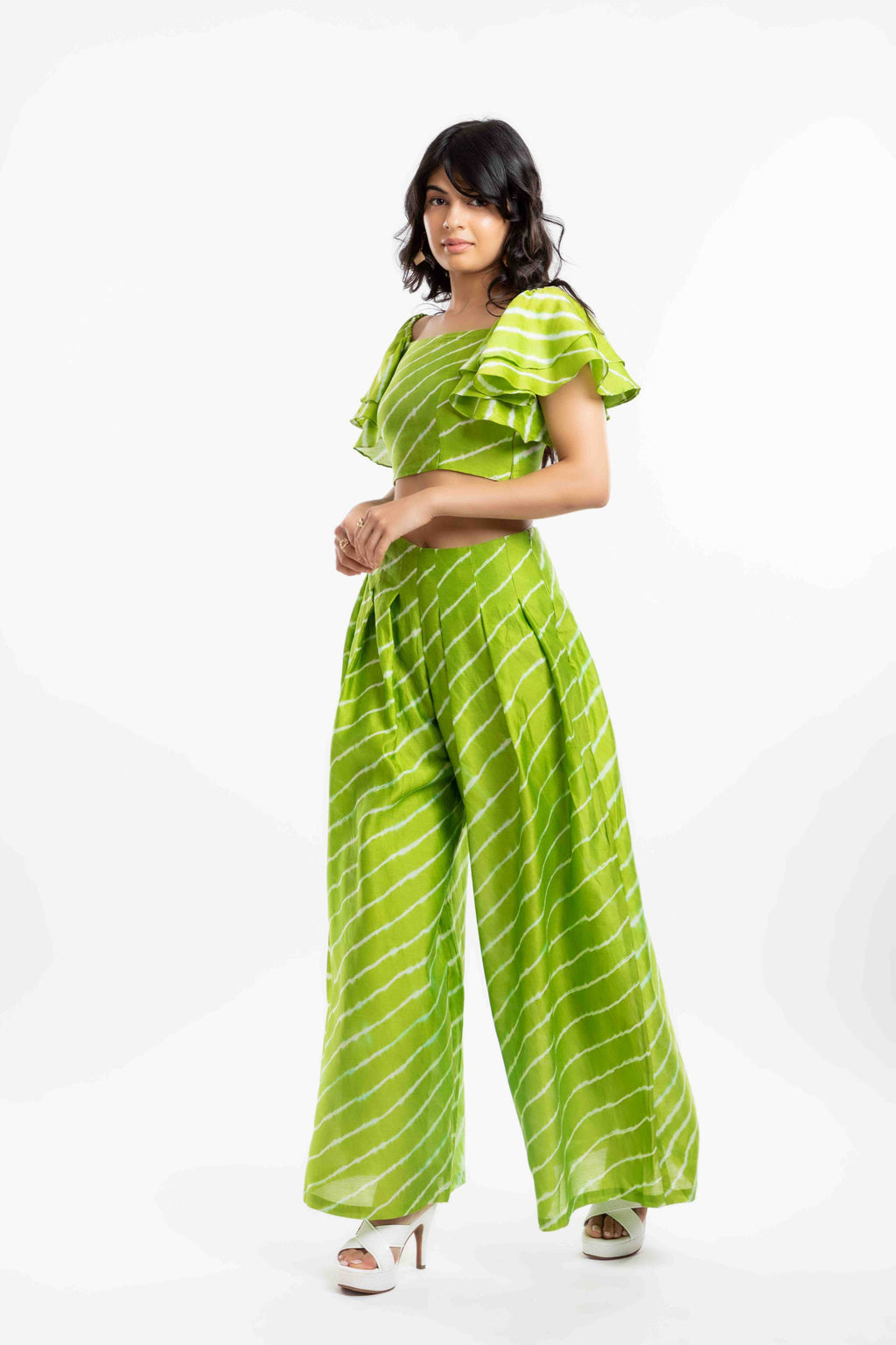 Crop Top with Ruffles