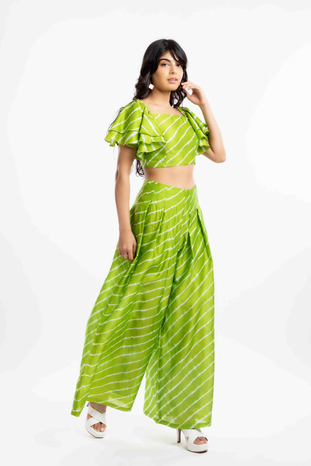 Box Pleated Trousers