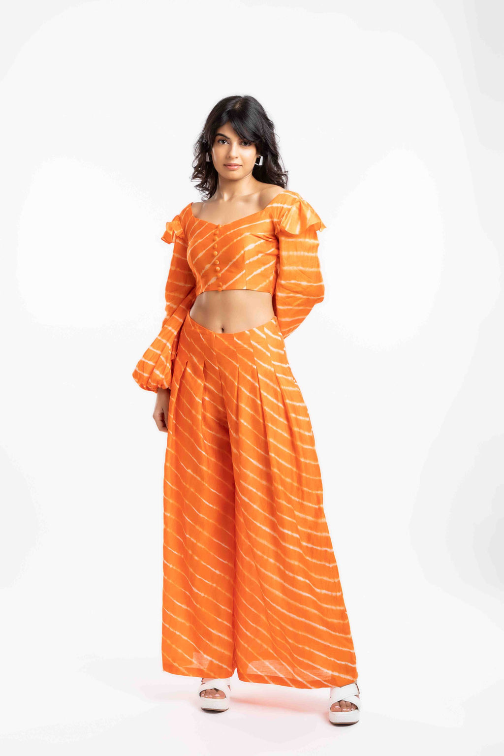 Box Pleated Trousers