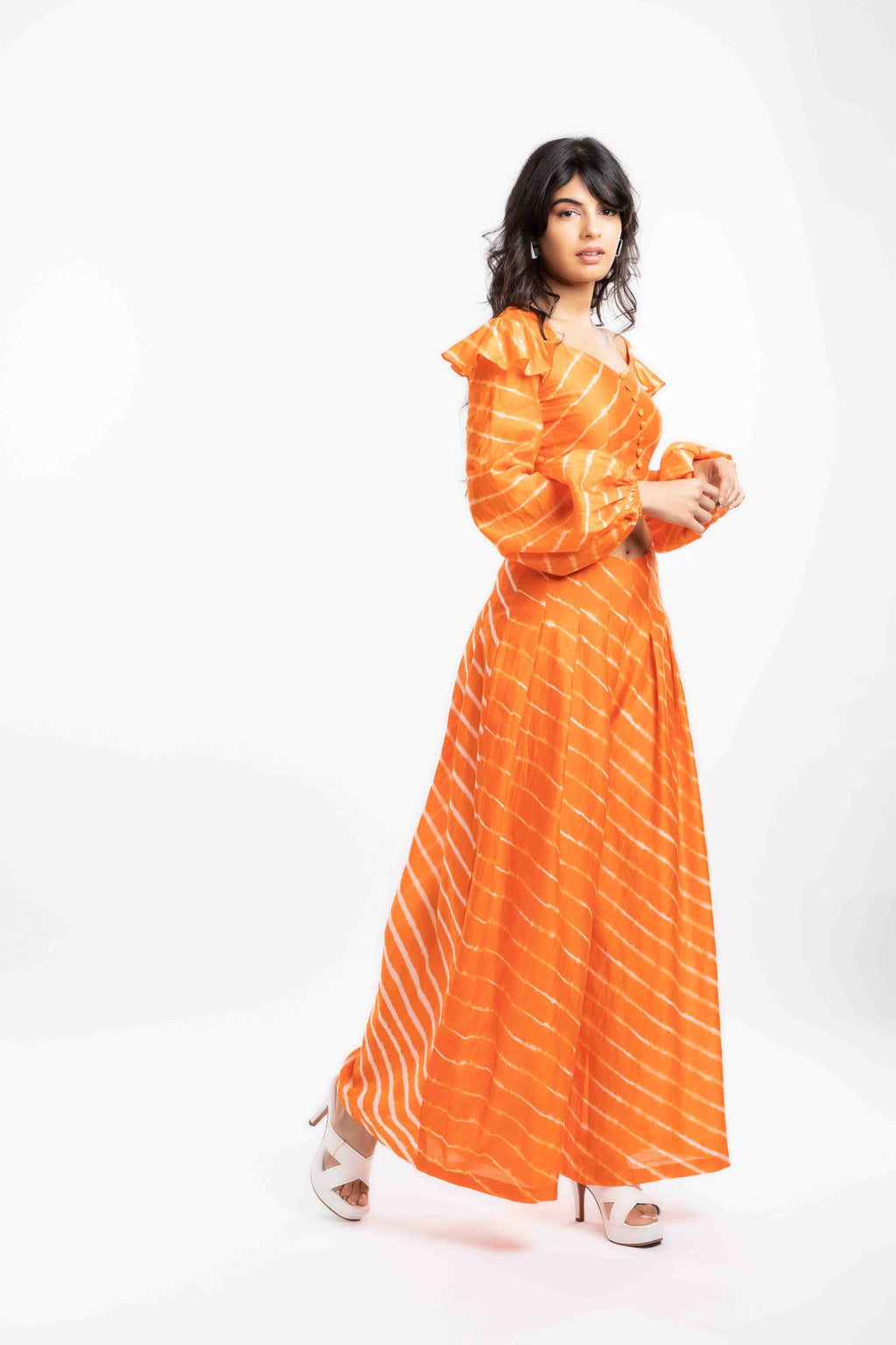 Box Pleated Trousers