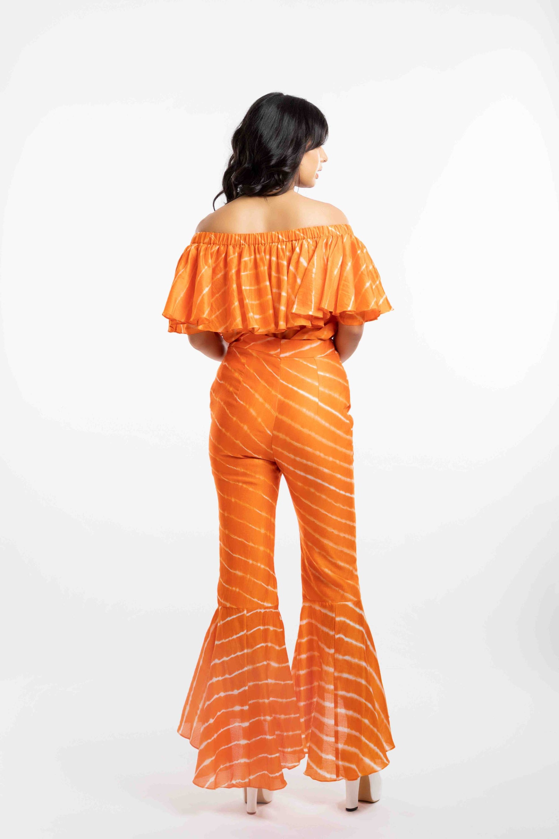 High-Low Flare Trousers image 4