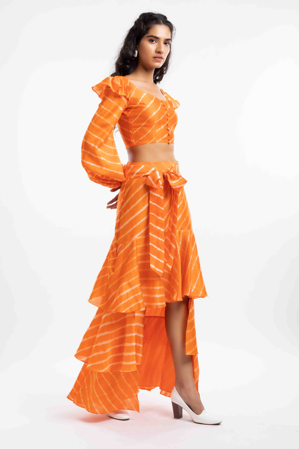 Tiered Ruffled Skirt